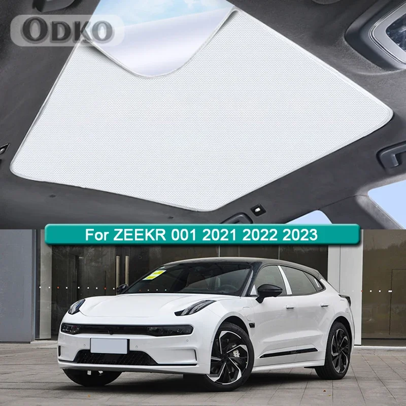 

Roof Sunshade For ZEEKR 001 2021 2022 2023 Electrostatic Adsorption Sunroof Sunshade Skylight Blind Shading Sticker Accessories
