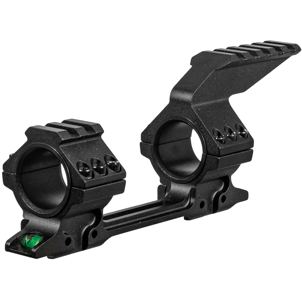 FIRE WOLF Precision 11mm Dovetail 25.4/30mm Scope Rings Anti-Cant Level Low Profile One-Piece Mount With Extended Picatinny Rail