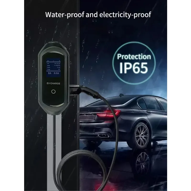 

New Energy Car 2.8 Inch 7kw 5m Length Cable
