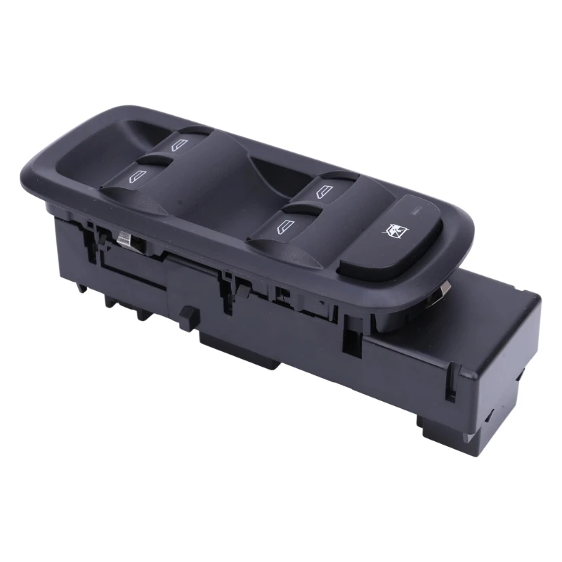 Driver-Front Electric Glass Control Switches D2BT14A132AA for 2014-2019 Application, Black ABS Housing with 4 Window-Icon D7YA