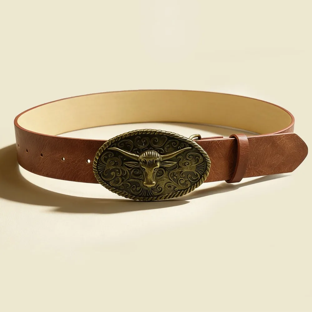 cinto-de-couro-vintage-com-fivela-esculpida-em-cabeca-de-boi-estampa-boemia-estilo-cowboy-ocidental-casual-comprimento-ajustavel