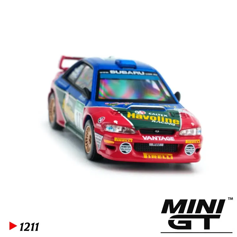 Diecast MINIGT 1:64 Scale Subaru Impreza WRC98 Rally Car Alloy Model