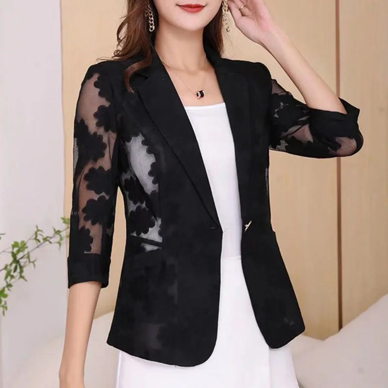 

Elegant Solid Color Button Spliced All-match Shirt Women Clothing 2023 Summer New Oversized Casual Tops Loose Office Lady Blouse