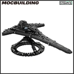 Spaceship The Model Star Ship MOC Building Blocks DIY Airship Bricks Assemble Toys Christmas Presents Collection Display Gifts