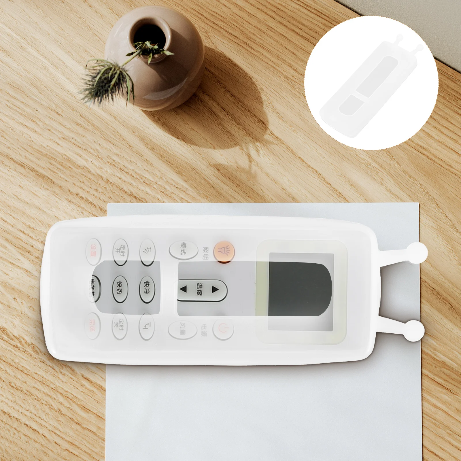 

Soft Remote Cover For Controller Dust-Proof Silicone Protector Transparent Stretch-Resistant Install Size S