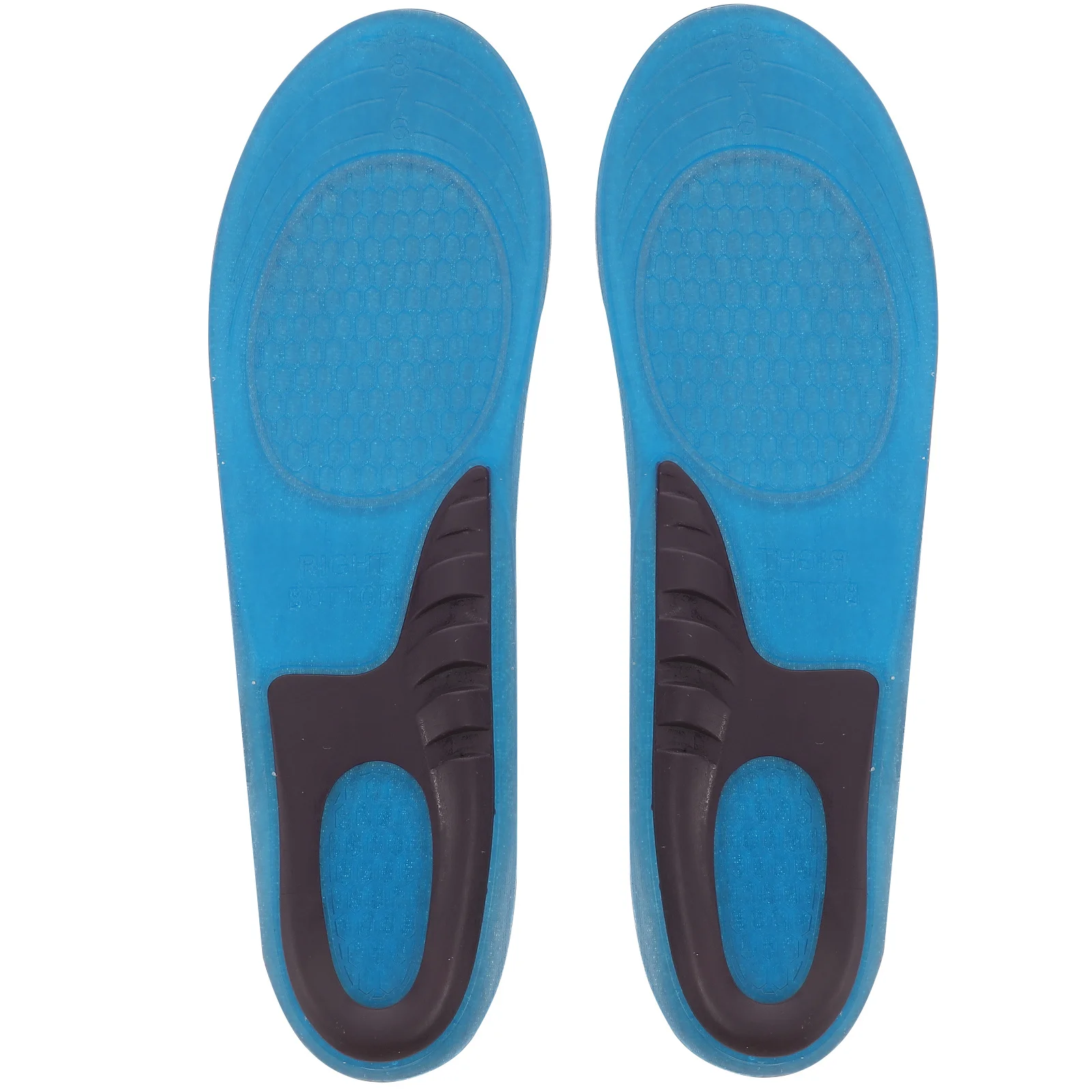 

Shock Absorbing Silicone Insoles Size M 40-42 for Walking Hiking Running Sports Comfortable Sweat-Absorbing Cushioning Inserts