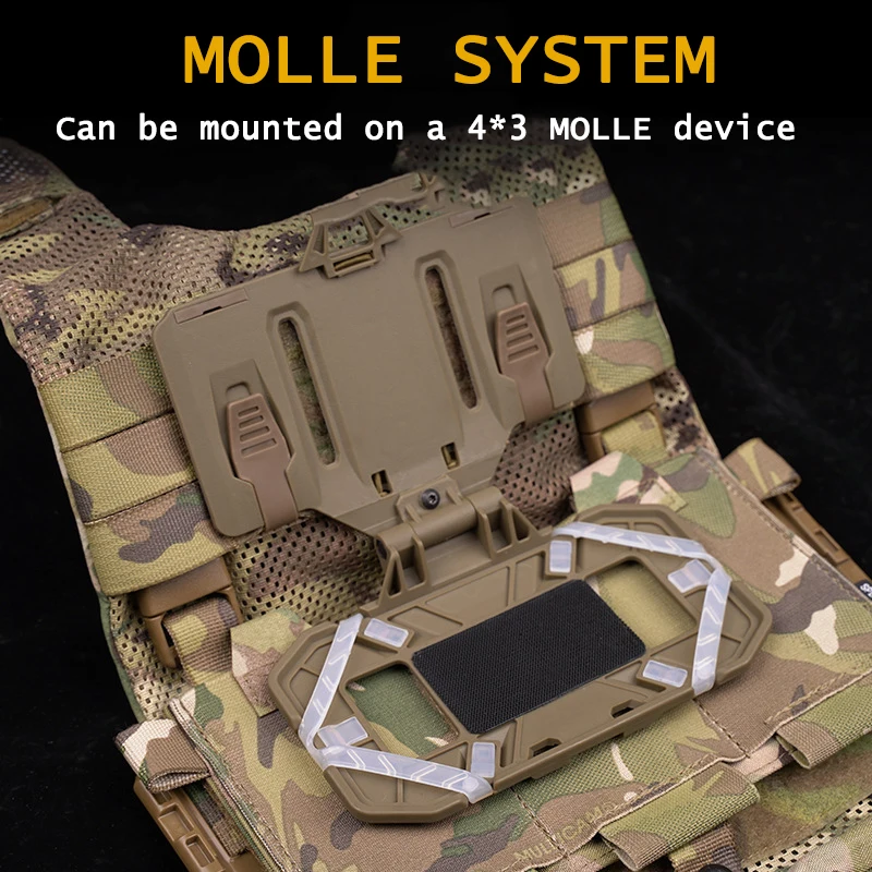 Molle Tactical Universal Folded Navigation Board For Phone Airsoft Accessories Military Equipment Cs Army Wargame