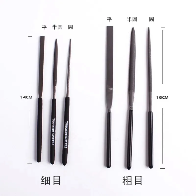 Modèle bricolage outils de construction ensemble de couteaux de fichier de base pour passe-temps outils de finition accessoire Tamiya 74104 74046 noël Halloween