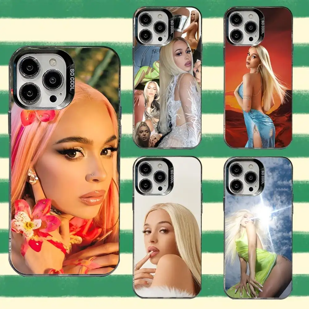 

B-Bad Gyal Da Me Singer Phone Case For iPhone 16,15,14,13,12,11,8,7,Pro,Max,Plus,Mini,XS,SE Anti Fall Black Matte Hard