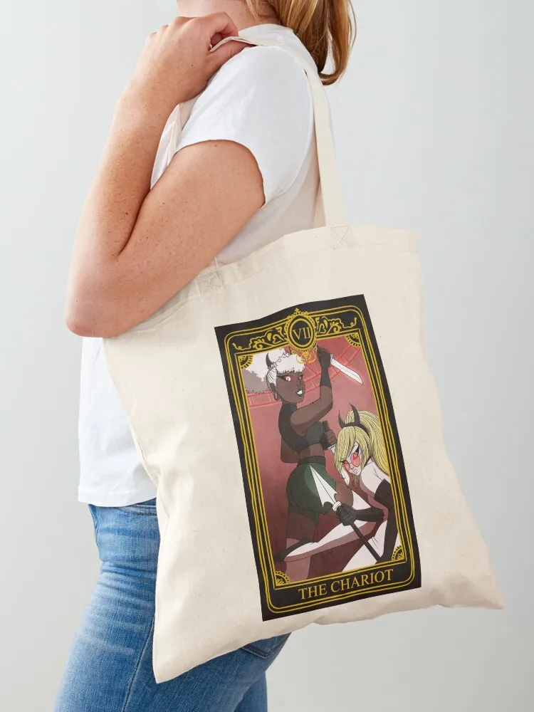 Clara and Odette Carmine Tarot Tote Bag shopper bag women the tote bag Canvas Tote