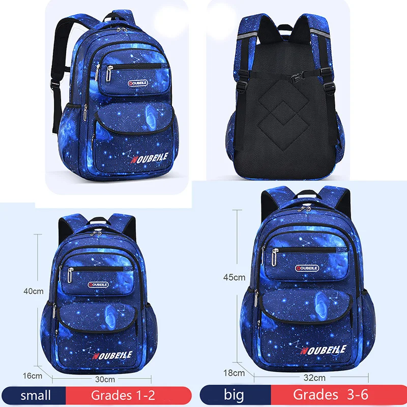 Children Backpack Fashion Starry Sky Kids Waterproof School Bags For Boys Girls Backpack Mochila Infantil Book Bag