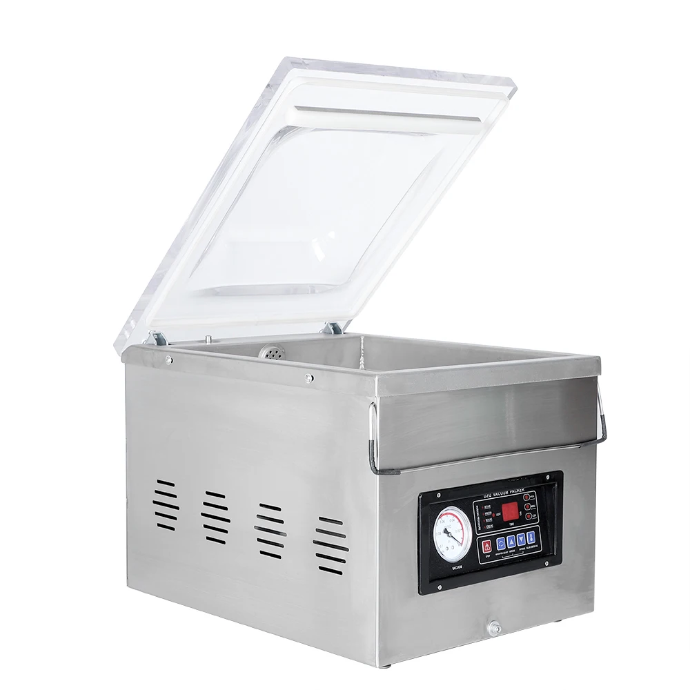 Desktop Automatic Vacuum Sealing Machine Stainless Steel Commercial Food Packer Kitchen Restaurant Food Fresh