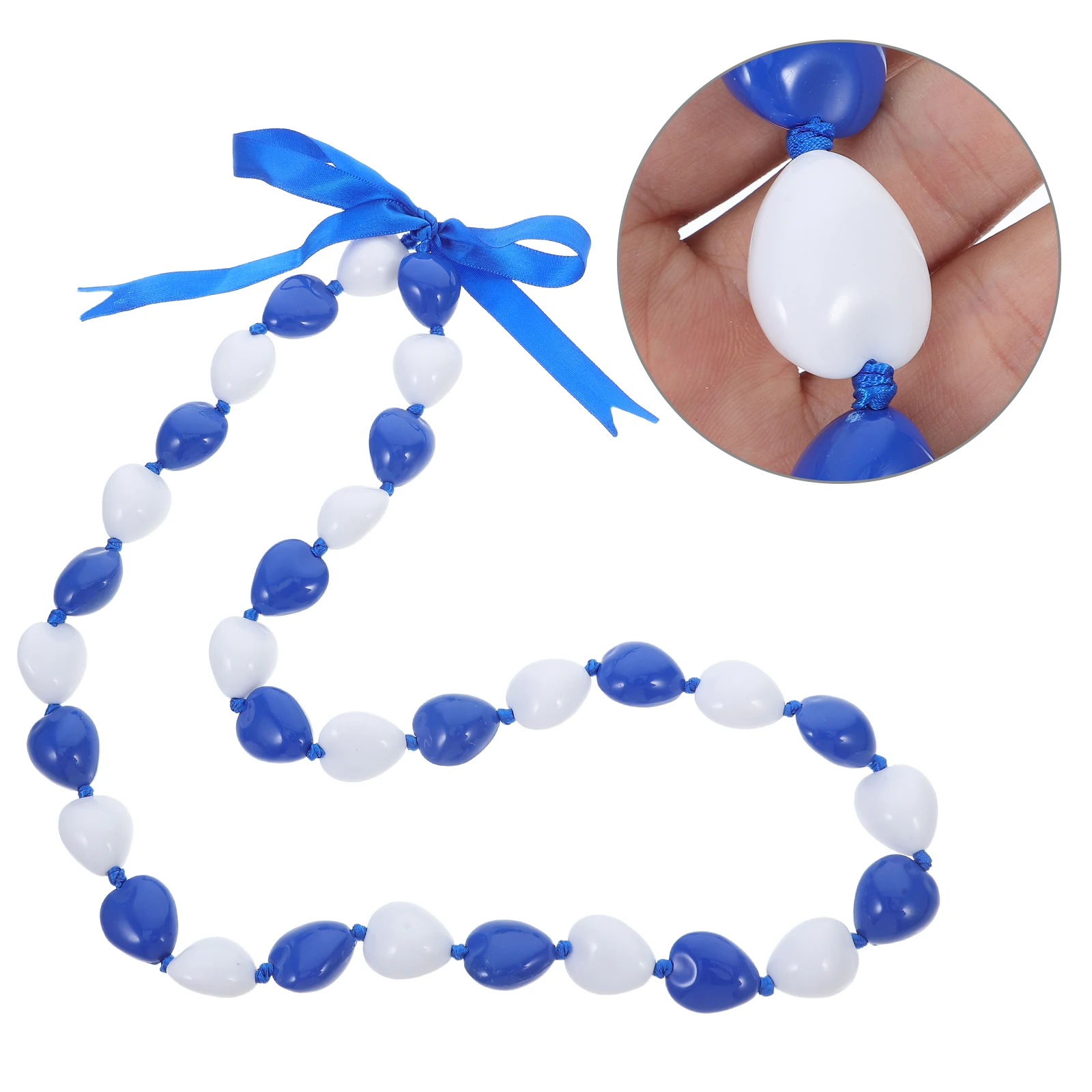 

Acrylic Bead Necklace Graduation Photo Booth Accessories Honor Lei Garland Jewelry Women Pendant Class Favor Senior