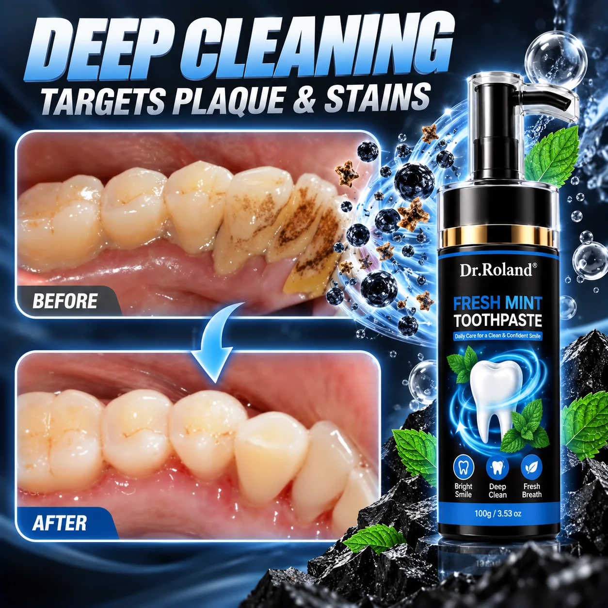 Dentifricio al Carbone Attivo  - Teeth Whitening Charcoal recensione e prezzo