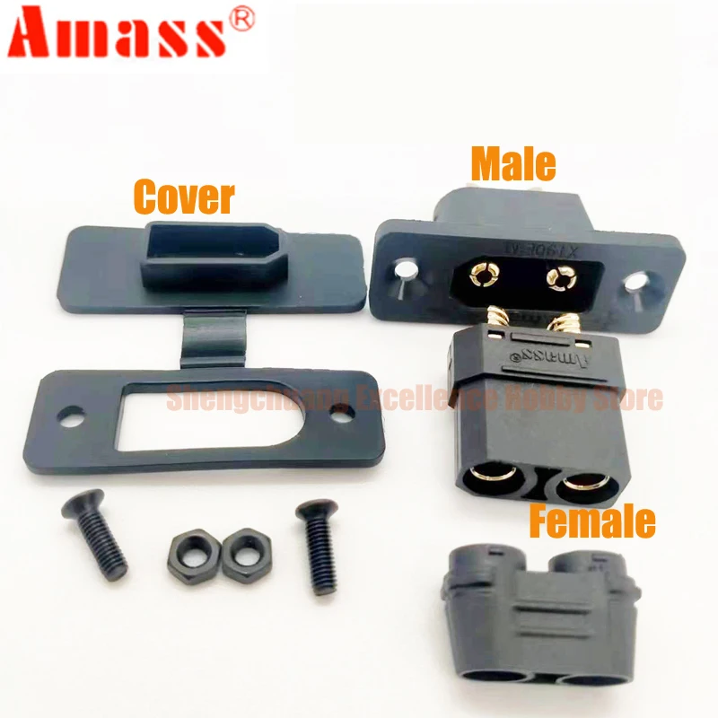1 комплект/2 шт., оригинальные черные розетки AMASS