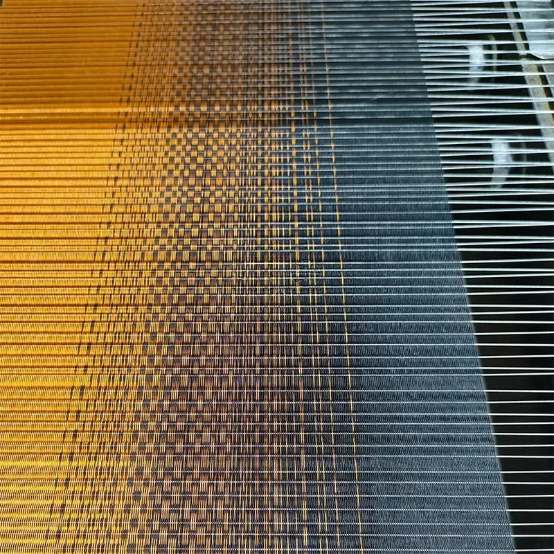 Gradient Color High-Grade Textured Metal Fabric for Wall Panels, Premium Furniture & Commercial Interiors