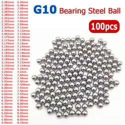 Roulement en acier de qualité G10, Ik100, 2.381, 8.01, 2.385, 2.397, 2.401, 3.175, 3.189, 3.195, 5.98, 6.35, 7.132, 7.85mm, GCR15, 7.88 pièces, 8.02 ~ mm
