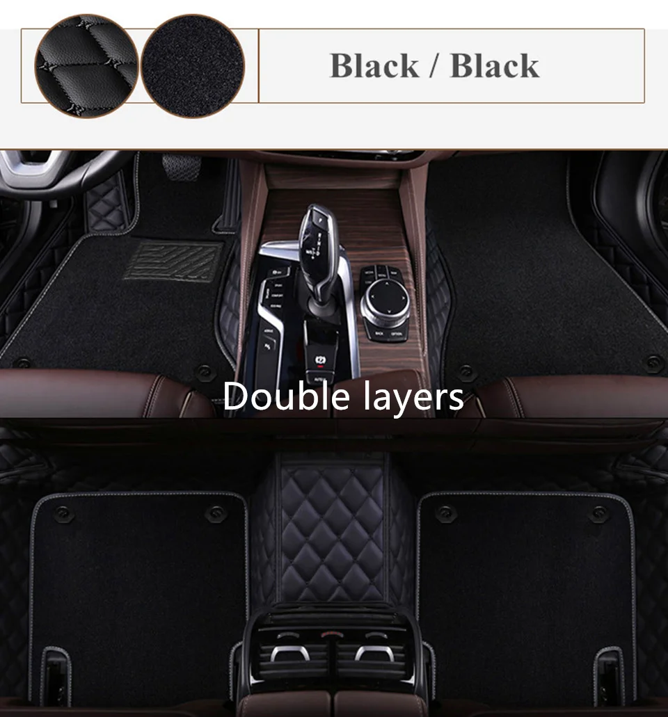 Custom special car floor mats for Mercedes Benz CLS 300d 2023-2018 wear-resisting double layers carpets for CLS300 2019