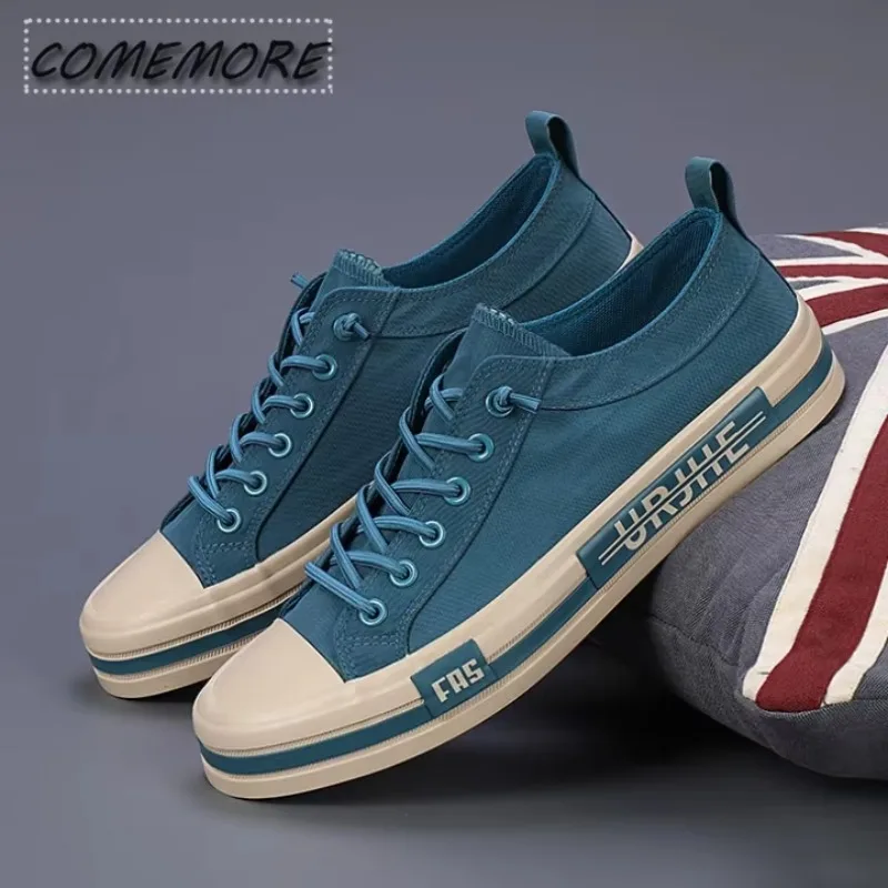 

Lightweight Men's Canvas Footwear Comfortable Low-cut Vulcanized Shoes Men Non-slip Casual Shoe Men Flats Spring Autumn 2025 New