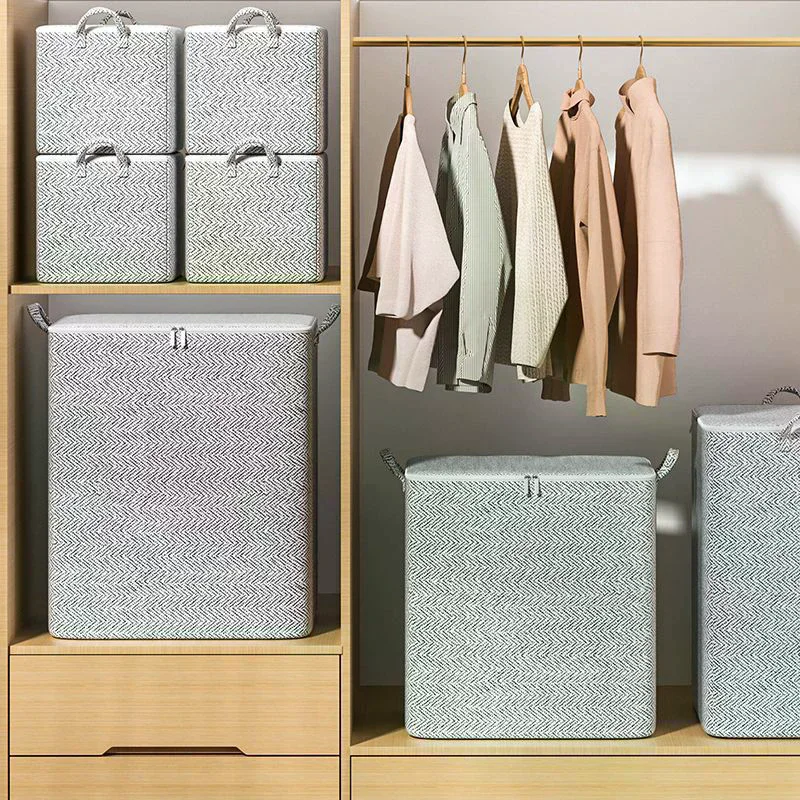 Clothes Storage Bag Big Capacity Duvet Blanket Sorting Bags Dustproof Clothes Organizer Sorting Bags Household Moving Bags Quil