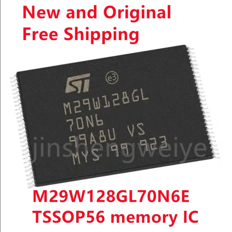 1~40PCS Free Shipping M29W128GL70N6E M29W128GL70N6 TSOP-56 NOR FLASH Memory IC Brand New and Good Quality in stock