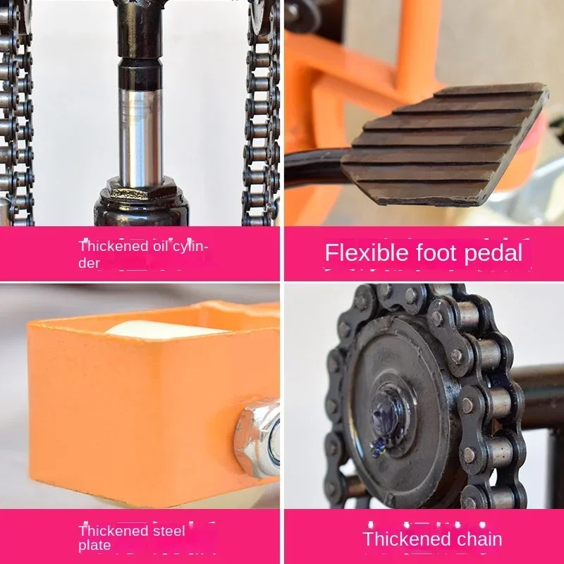 ssL178 23 YY رافعة شوكية صغيرة منزلية مكدس رفع شاحنة هيدروليكية