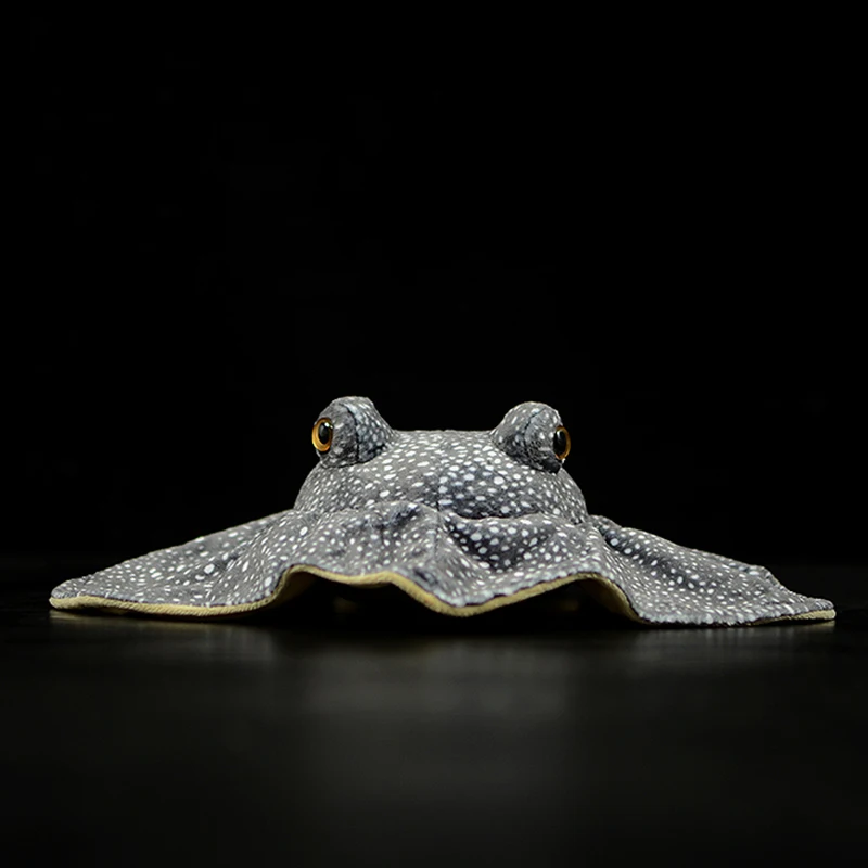 New 50x34cm Ray Rajiformes Stuffed Plush Toy Christmas Gift Simulation Raja Porosa Lovely Soft Point Doll Fish Sea Animal