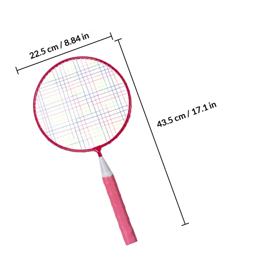1Set Children Badminton Racket Set Lightweight Outdoor Sports Leisure Anti-Skid Handle Kids Badminton Rackets Kids Sports Toy