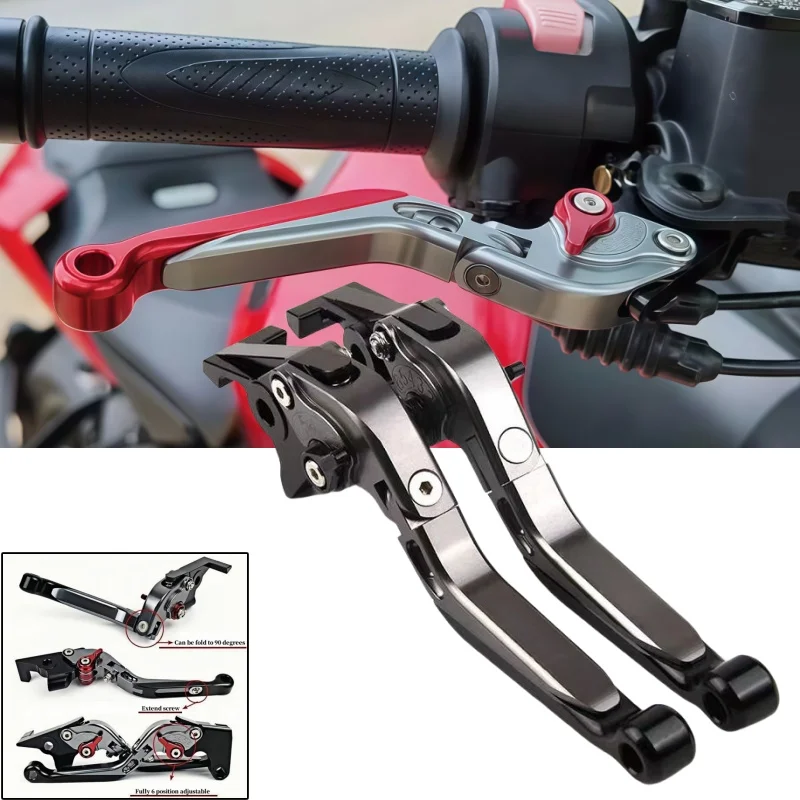 

Motorcycle Brake Lever Set For Honda CBR125R 2004-2010 Handle Levers Foldable Adjustable 2004 2005 2006 2007 2008 2009 2010