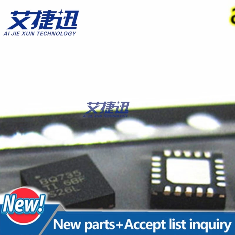 10pcs 100% new and orginal BQ24735RGRR BQ24735RGR silk-screen BQ735 BQ24735RGRT Battery management chip large stock