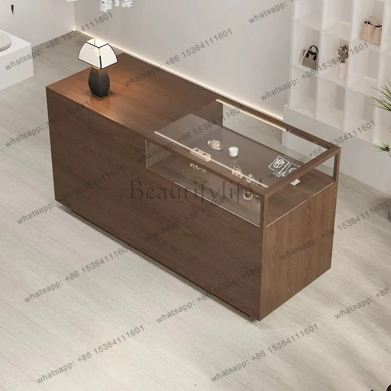 Display Accessories Counter Nakajima Tai Painting Minimalist Front Desk Display Table