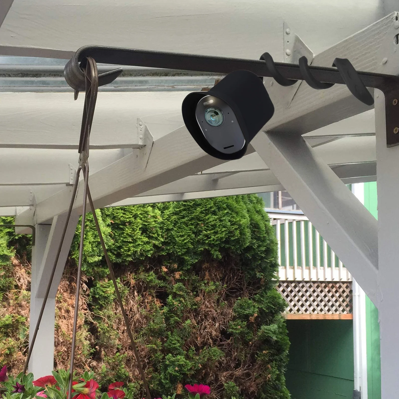 

Silicone Security Camera Cover Weatherproof UV Resistant Anti Glare Rainproof Elastic Fits Perfectly Monitor Dome Case Camera