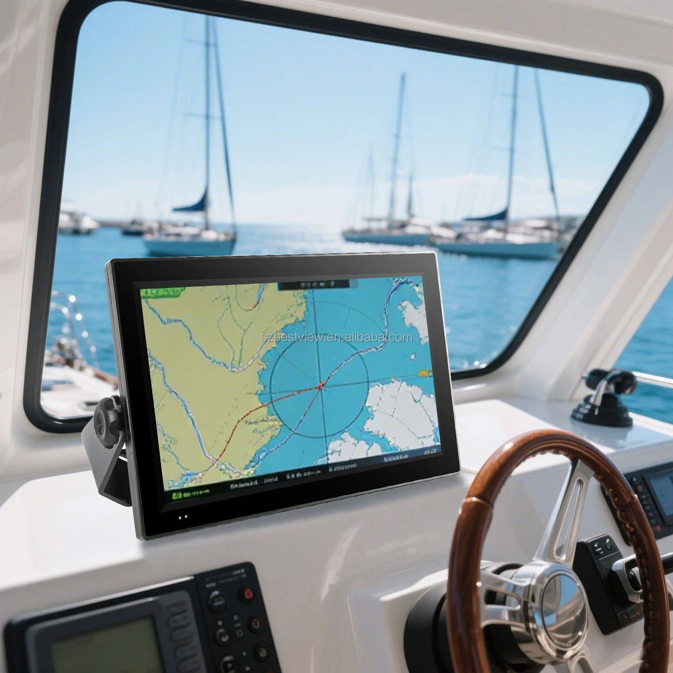 

15.6 18.5 Inch Marine/Yachts Displays 1500Nits Outdoor Ag+glass Binding Ip67 Waterproof Industrial Touch Screen Monitor