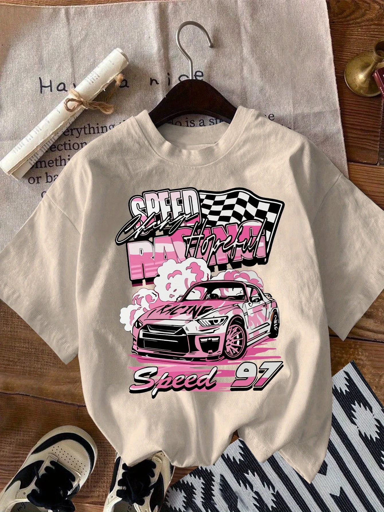 2025 Racing Handsome Printed Men Women T-shirt Summer Casual Fashion T-shirt Round Neck Comfortable Short Sleeve