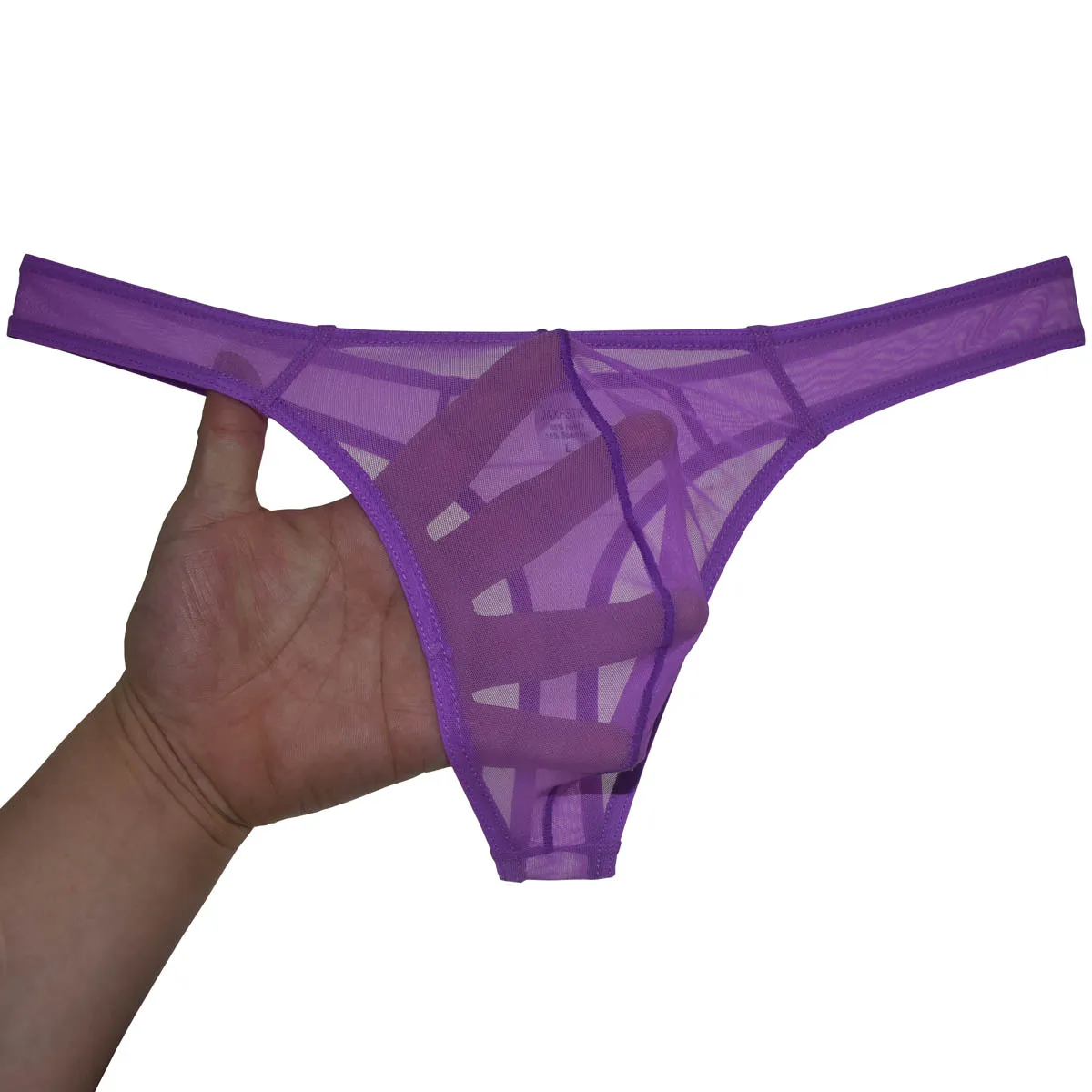 

Sheer Mesh G-String Men's Thongs Ultrathin Underwear Sexy Tangas Jockstrap See-through Undies Bikini Briefs Sissy Panties Beach