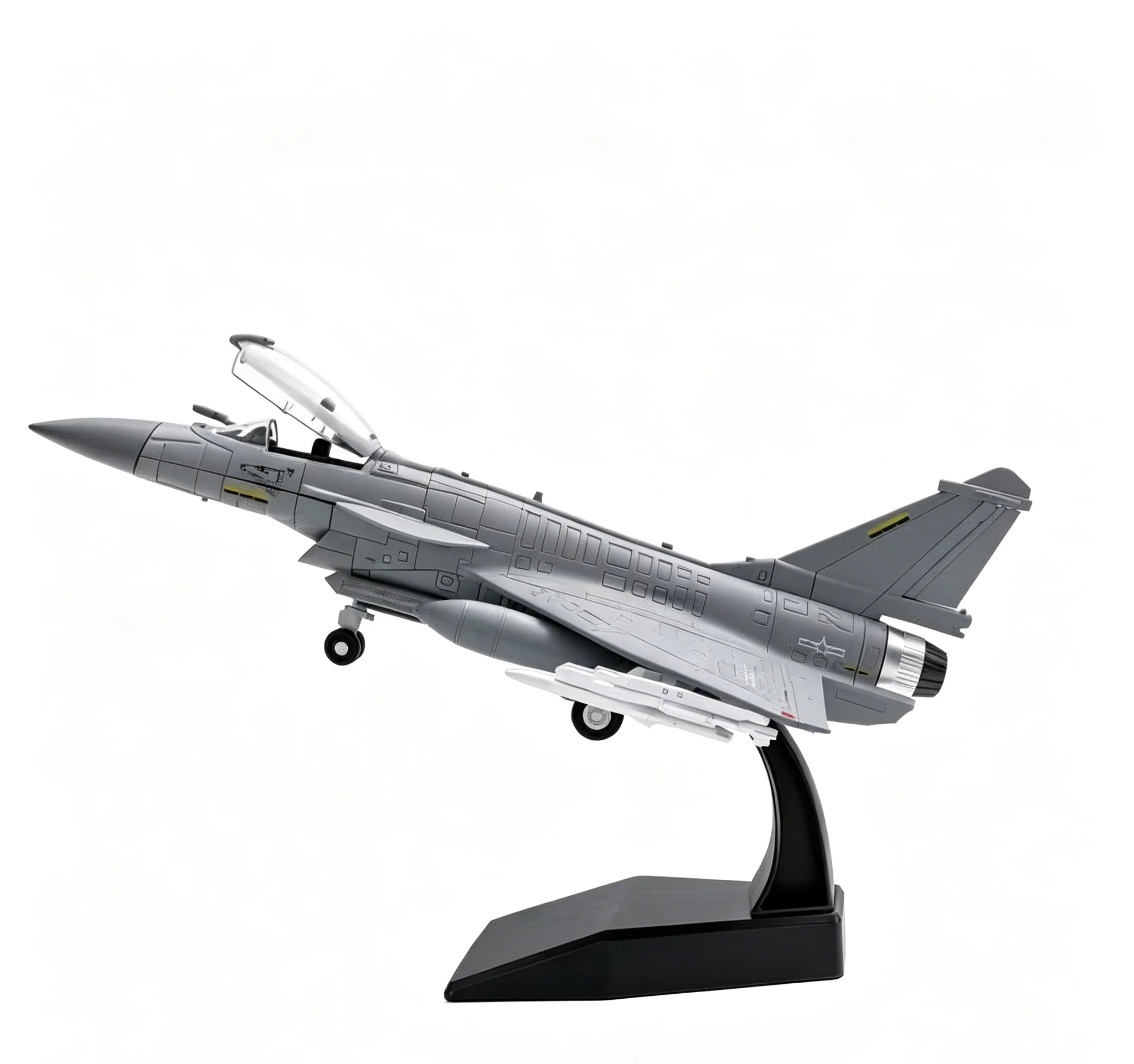 1:72 Maßstab Plastik-Schnappmontage Kampfjet-Modellset F-15 Eagle & J-10 Flugzeug-Replika Militärflugzeug-Sammlung Ausstellungsstück – Detail 11