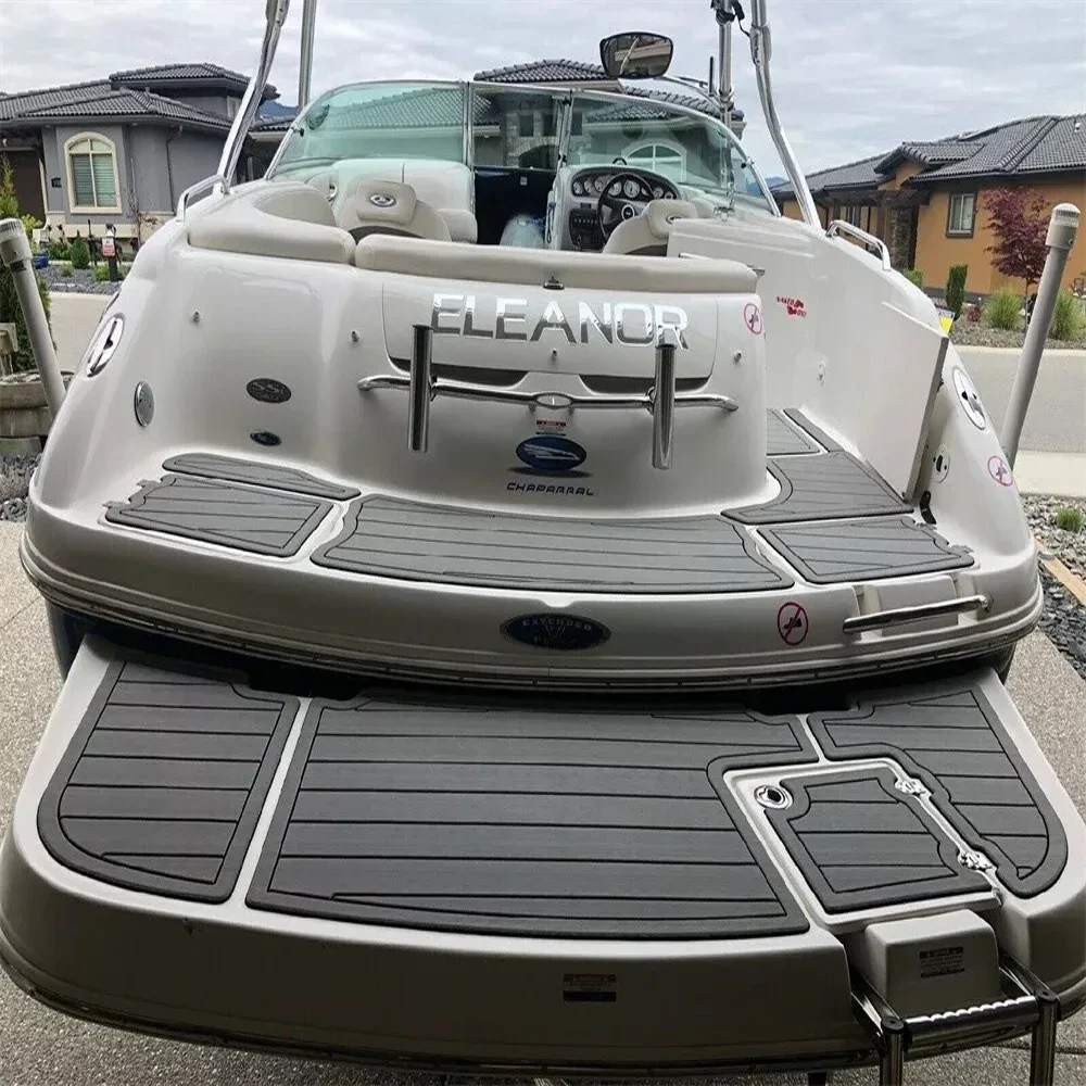 Customized 1997 Mainship 34 Swim Platform Cockpit Pad Boat EVA Foam Teak Deck Floor Mat for Cabin/Deck Decoration Anti-slip Mat