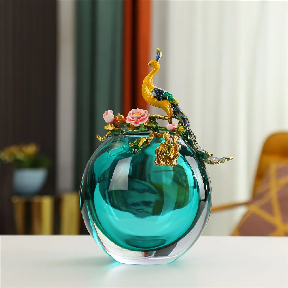 Modern Light Luxury Vase Home New House Living Room Entrance Bedroom TV Cabinet Wine Cabinet Decorative Craft Ornament