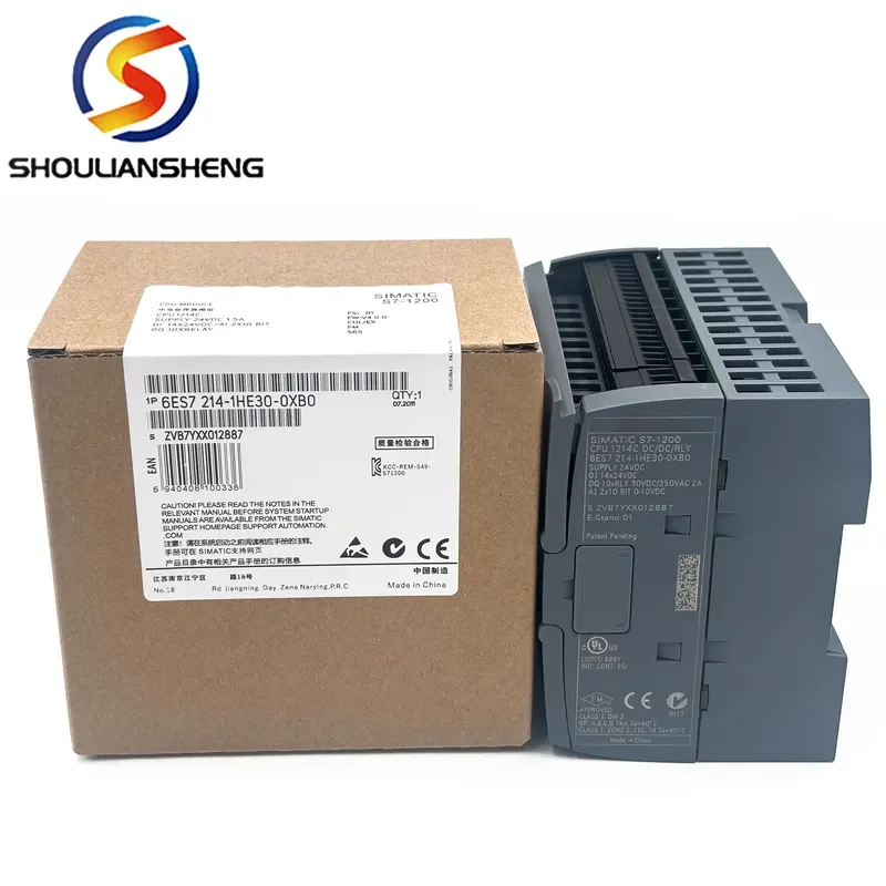 New Original Stock 6ES7 214-1HE30-0XB0 s7-200 6ES7214-1HE30-0XB0 PLC PAC Dedicated Controller Control PLC Programming