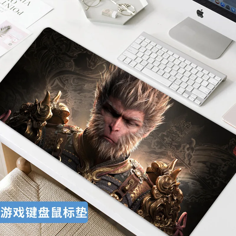 

Game Black Myth: Wukong Mouse Pad The Destined One Large Size Game Keyboard Pad 40*90CM Soft Thickening Gifts for Friends