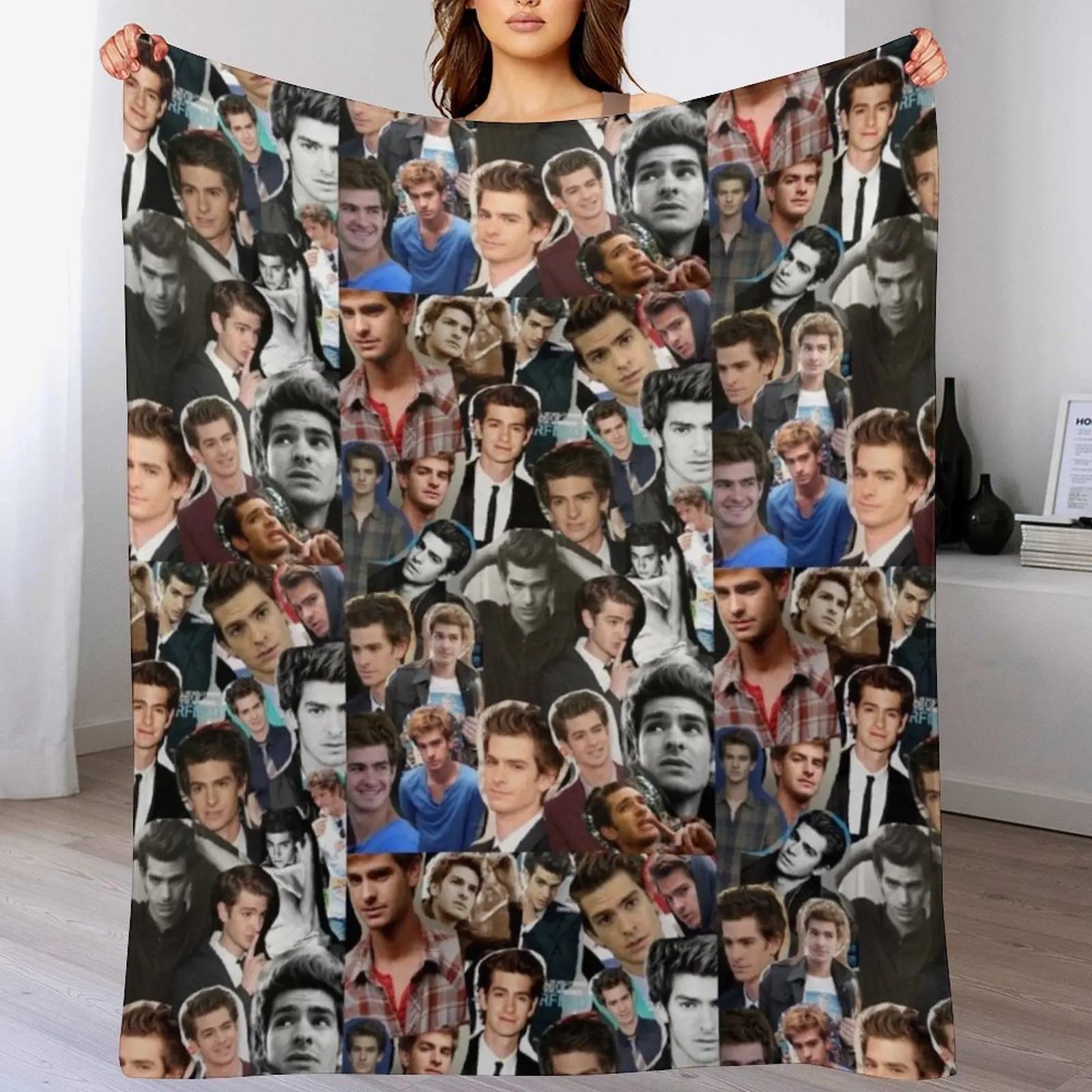 Andrew Garfield Fan Art Throw Blanket Kid'S Luxury St Vintage Blankets