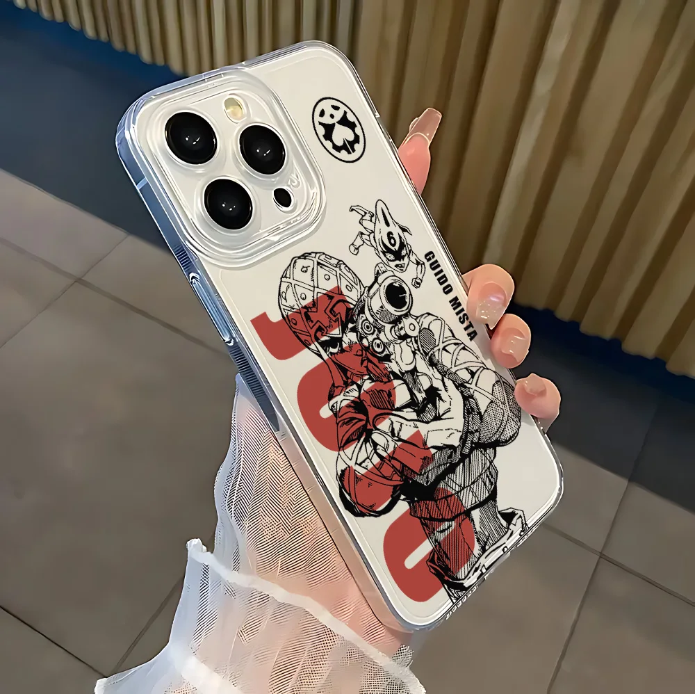 Чехол для телефона JoJo's Bizarre Adventure для Xiaomi Redmi Note K60 13 12 12C 11 10 10C 13C 10X 9 K50 9T Pro Plus Ultra 4G 5G Прозрачный