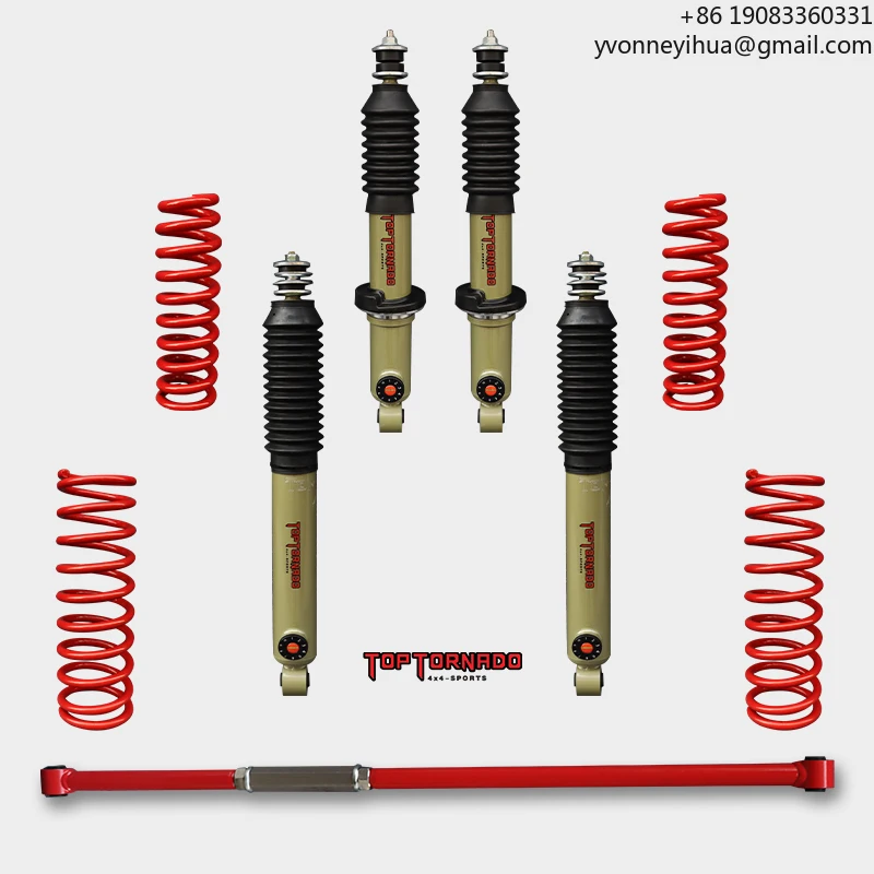 Off Road 2-inch Suspension Lift Kit With 4X4 Soft And Hard Adjustable Shock Absorbers Suitable For Isuzu MUX - Image 4