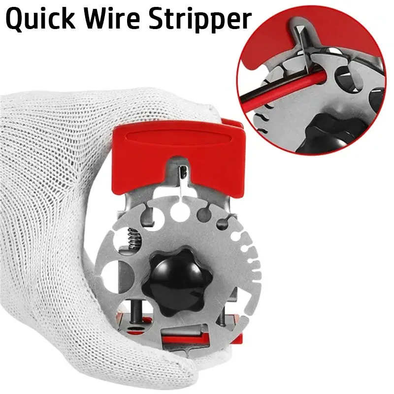 Handheld Electrical Wire Cable Stripping Adjustable Quick Multi-purpose Peeling Stripping Tools Wire Cable Cutter Home Hand Tool