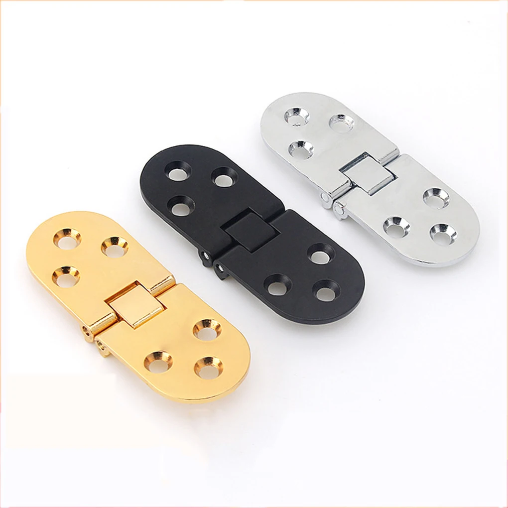 10 Pieces Cabinet Door Hinge Pre-drilled Solid Color Replacement Smooth Electroplated Polished Hinges Hardware Gold