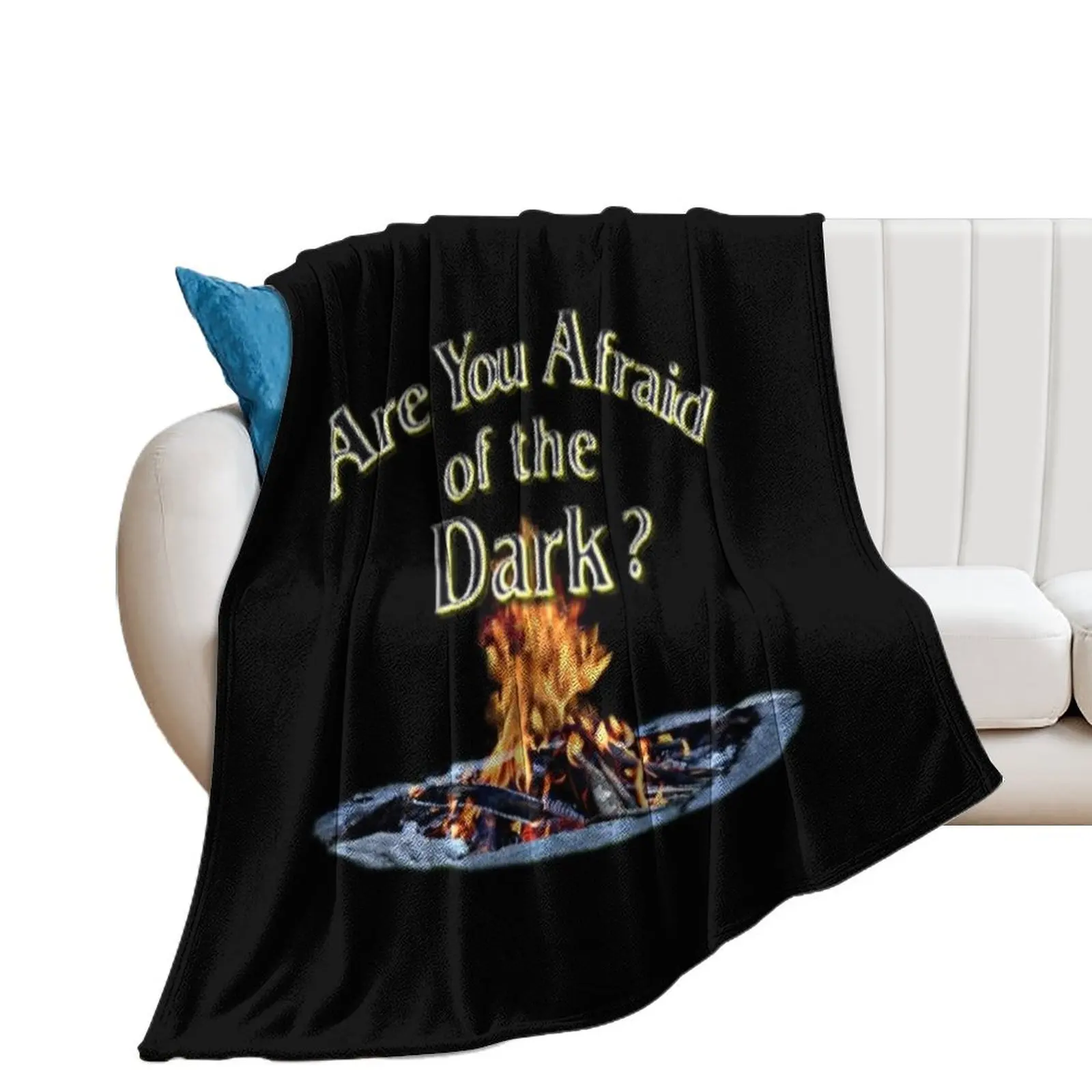 Question Is Are You Afraid Of The Dark Throw Blanket Weighted Vintage decorative Blankets