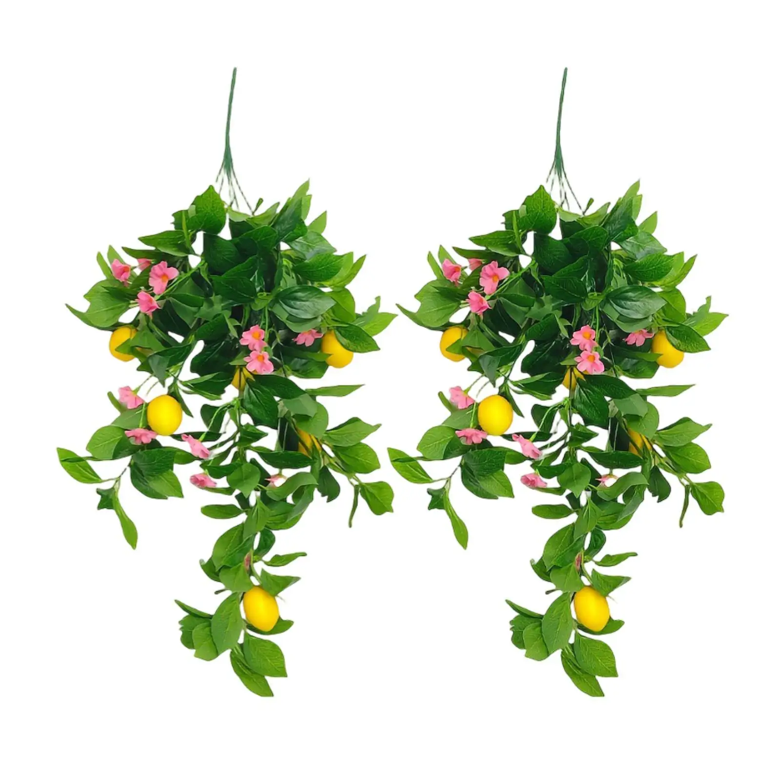 

Artificial Lemon Branch Faux Lemons Branch,Photography Props Decoration Flower Arrangement Wall Hanging Ornament for Kitchen