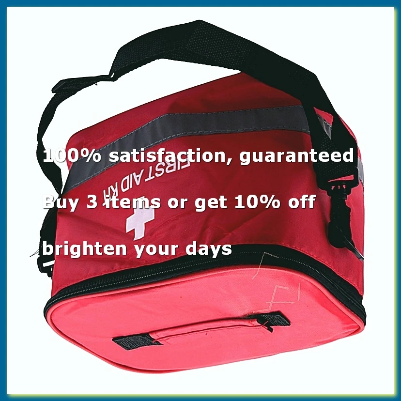 Outdoor Kit Sports Camping Bag Home Emergency Survival Package Red Nylon Striking Symbol Crossbody Bag