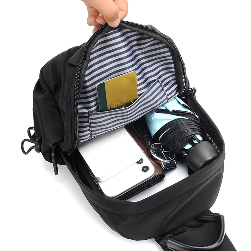 Bolso de pecho de hombro para hombre, bandolera informal antirrobo para la escuela, viaje corto al aire libre, mensajero, Verano