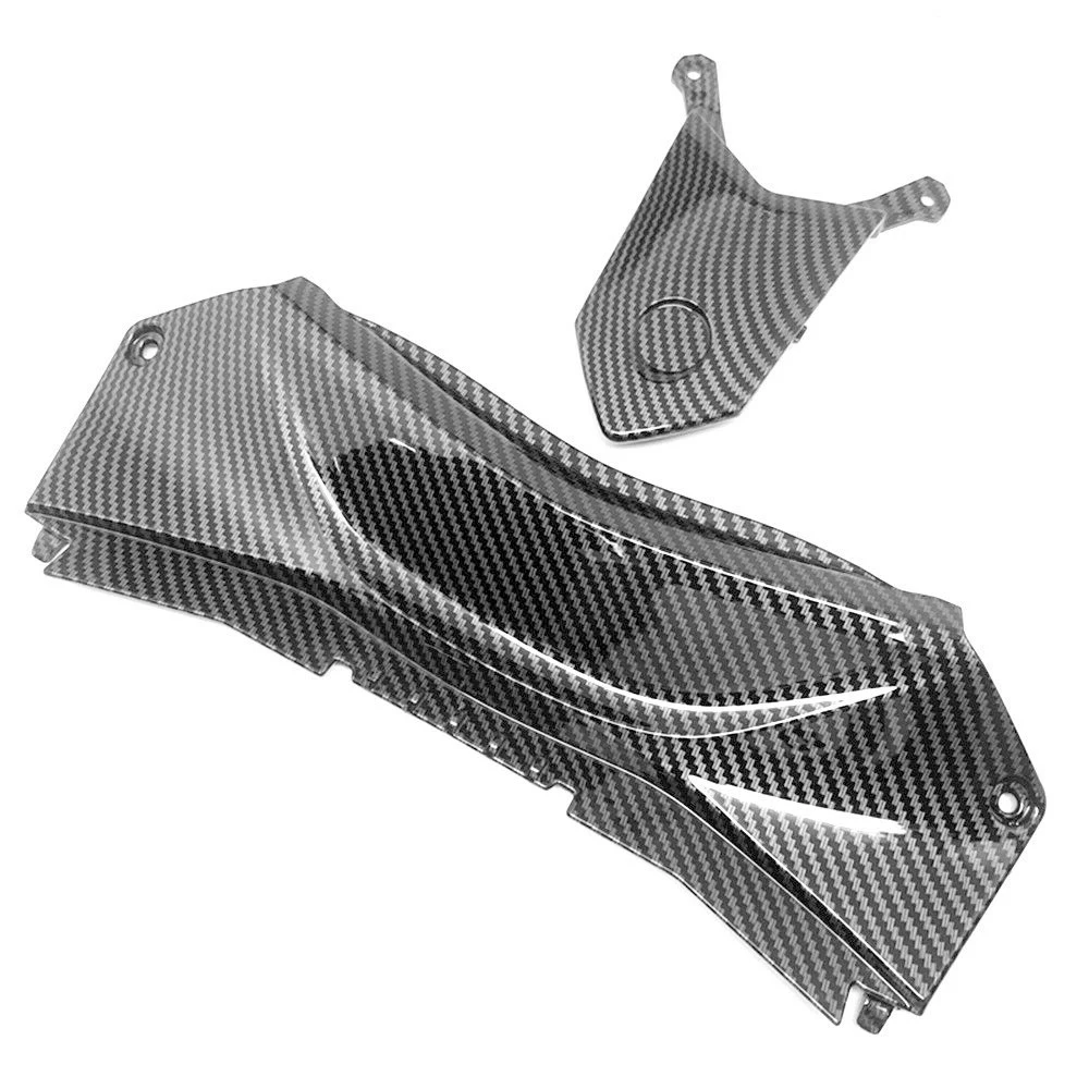 For YAMAHA YZFR3 YZFR25 YZF R3 R25 2014- 2022 Carbon Fiber Pattern Rear Tail Light Cover Cowl Backseat Middle Fairing Panel Hood